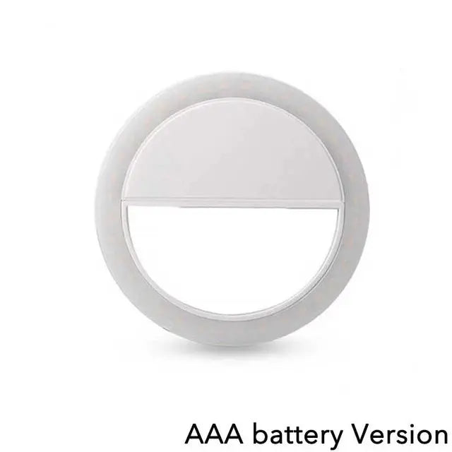 LED Flash Phone Lens Light Adjustable Selfie Ring Light For Cell Smartphones for Tiktok Video Live Fill Lamp Women Make up Light My Store