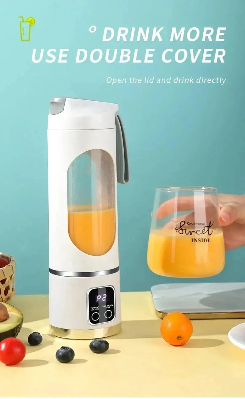 Electric Juicing Cup Portable Wireless Fruit Blender Mini Multifunctional Kitchen Juicer USB Charging Outdoor Juicing Cup My Store