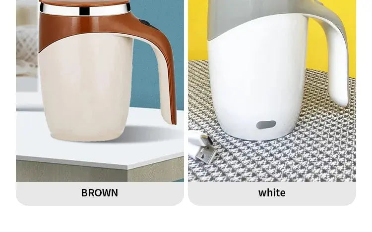 Automatic Stirring Cup Mug Rechargeable Portable Coffee Electric Stirring Stainless Steel Rotating Magnetic Home Drinking Tools My Store