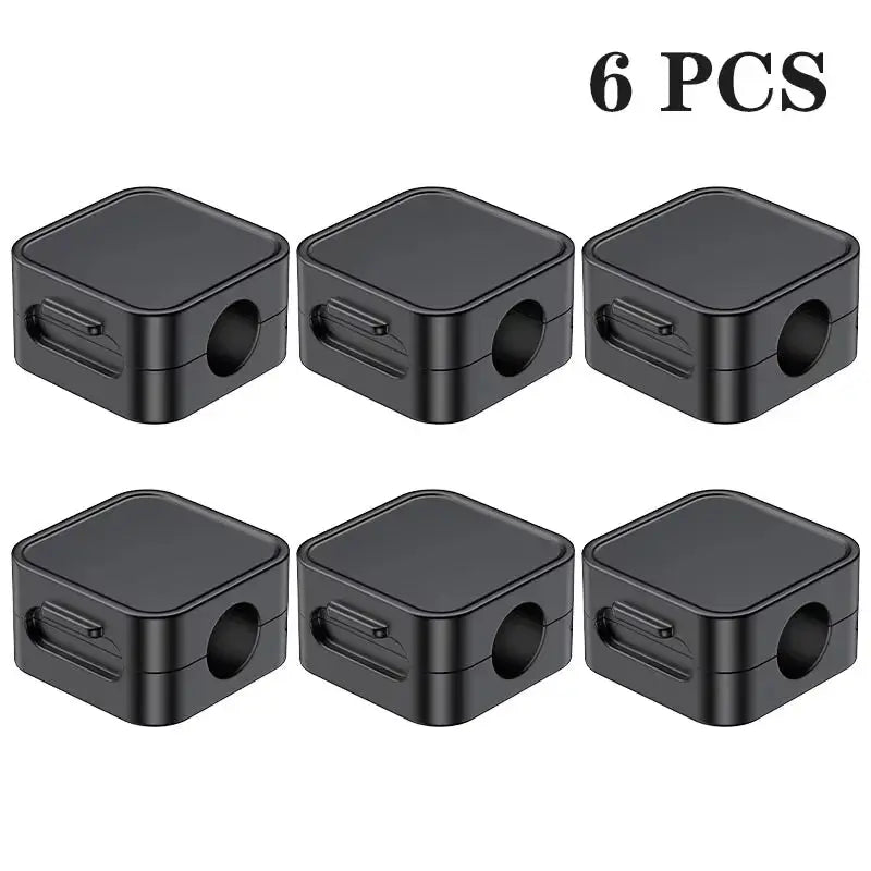 Rocoren Magnetic Cable Organizer Holder Cable Smooth Adjustable Cord Holder Under Desk Cable Management Wire Keeper Cable Clips My Store
