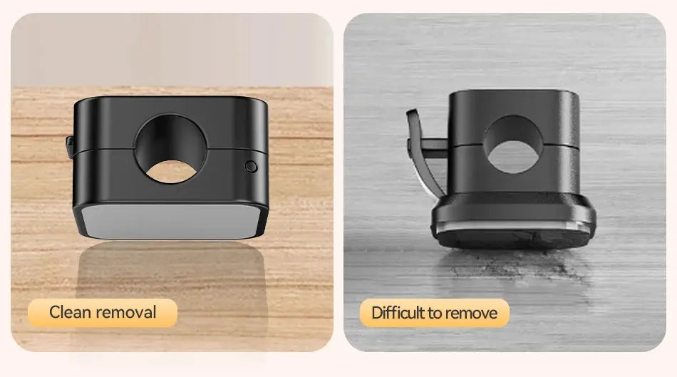 Rocoren Magnetic Cable Organizer Holder Cable Smooth Adjustable Cord Holder Under Desk Cable Management Wire Keeper Cable Clips My Store