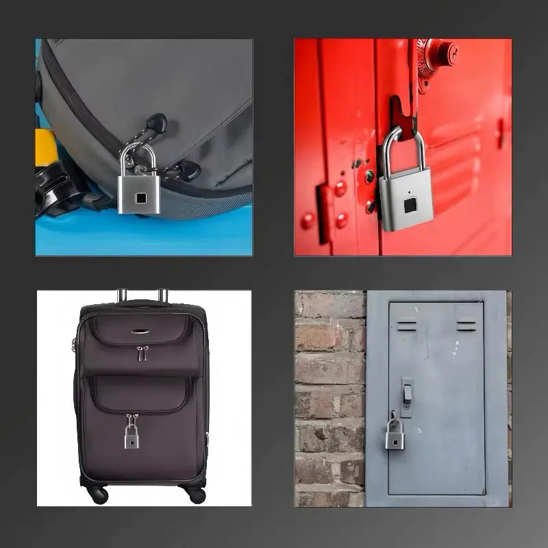 CDOK P2 fingerprint padlock, built-in rechargeable battery, outdoor waterproof, easy to use My Store